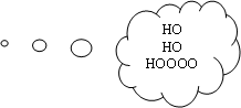 Skyformet billedforklaring: HOHOHOOOO