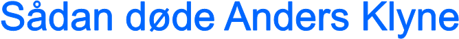 Sdan dde Anders Klyne